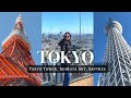 I went to 3 popular observation decks in tokyo japan  tokyo tower shibuya sky sky tree