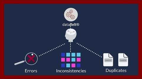 Cleanse your data with dataBelt®