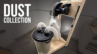 Dust Collector Cart / System for a Small Shop // DIY Woodworking