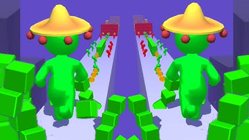 Color Run Stickman 3D||Gameplay (iOS & Android) Walkthrough part 19