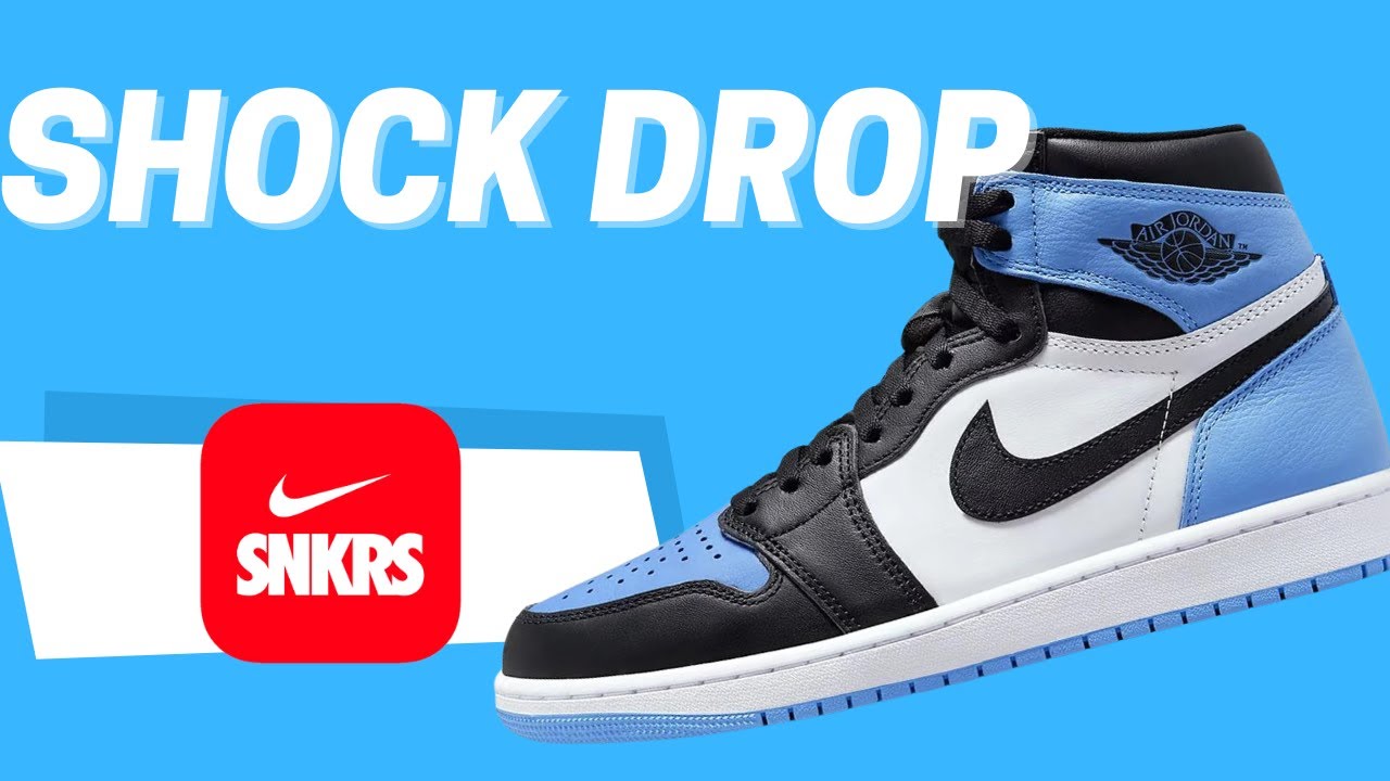 Air Jordan 1 "Unc Toe" Shock Drop!