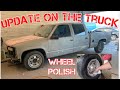 Update on the OBS GMT400 crew cab and polishing my billet wheels