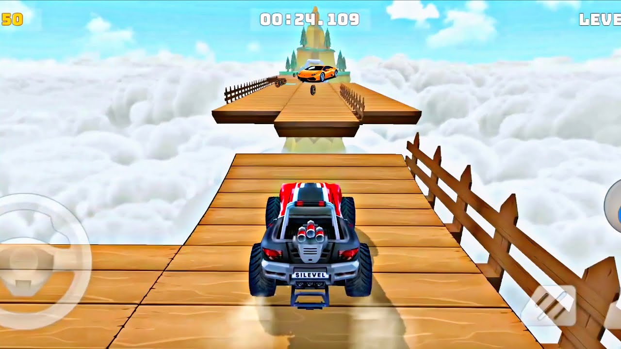 Mountain Car Stunt Game || Mountain Climb Stunt Game