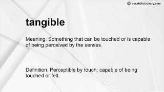 tangible Meaning