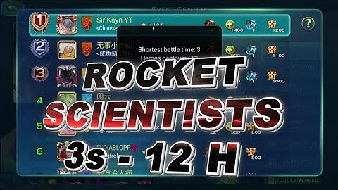 Rocket Scientists 3s (12 Heroes) & Tips - Art of Conquest