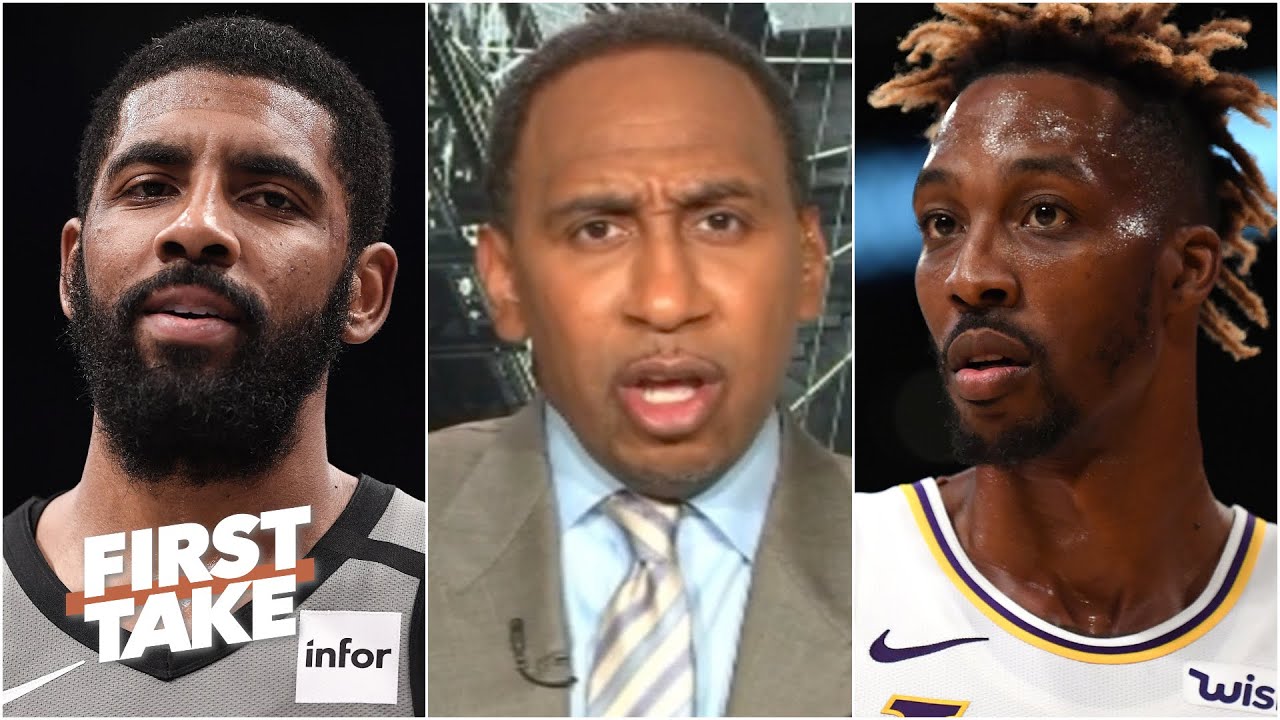 First Take reacts to Kyrie Irving & Dwight Howard's stance on not ...