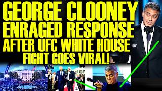 George Clooney LASHES OUT After UFC WHITE HOUSE FIGHT & Freedom 250 Goes Viral! INSANE COMMENTS
