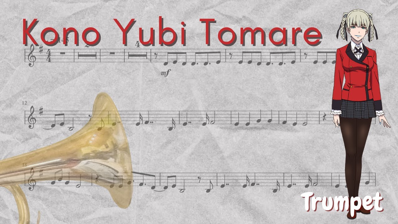 Kakegurui Season 2 Opening Kono Yubi Tomare (Trumpet) YouTube