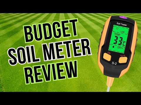 Cheap Soil Meter test & review for lawn temperature ph & moisture
