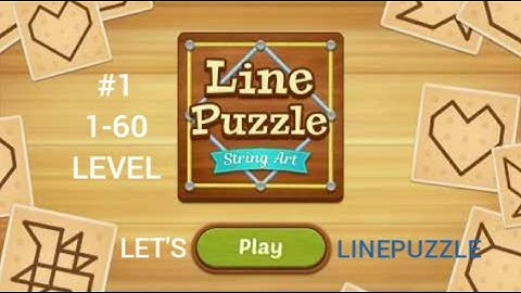 CAN YOU COMPLETE 60 LEVEL IN LINE PUZZLE String Art OAK | LINE PUZZLE - String Art GAMEPLAY#1