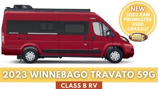 Tour the NEW 2023 Winnebago Travato 59G Class B RV on Brand New 2022 Ram Promaster 3500 Chassis