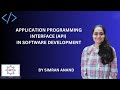 Application Programming Interface (API) in Software Development #applicationdevelopment #concepts