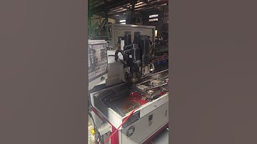 Hot melt drilling tapping machine processing frame at customer site  #frictiondrilling