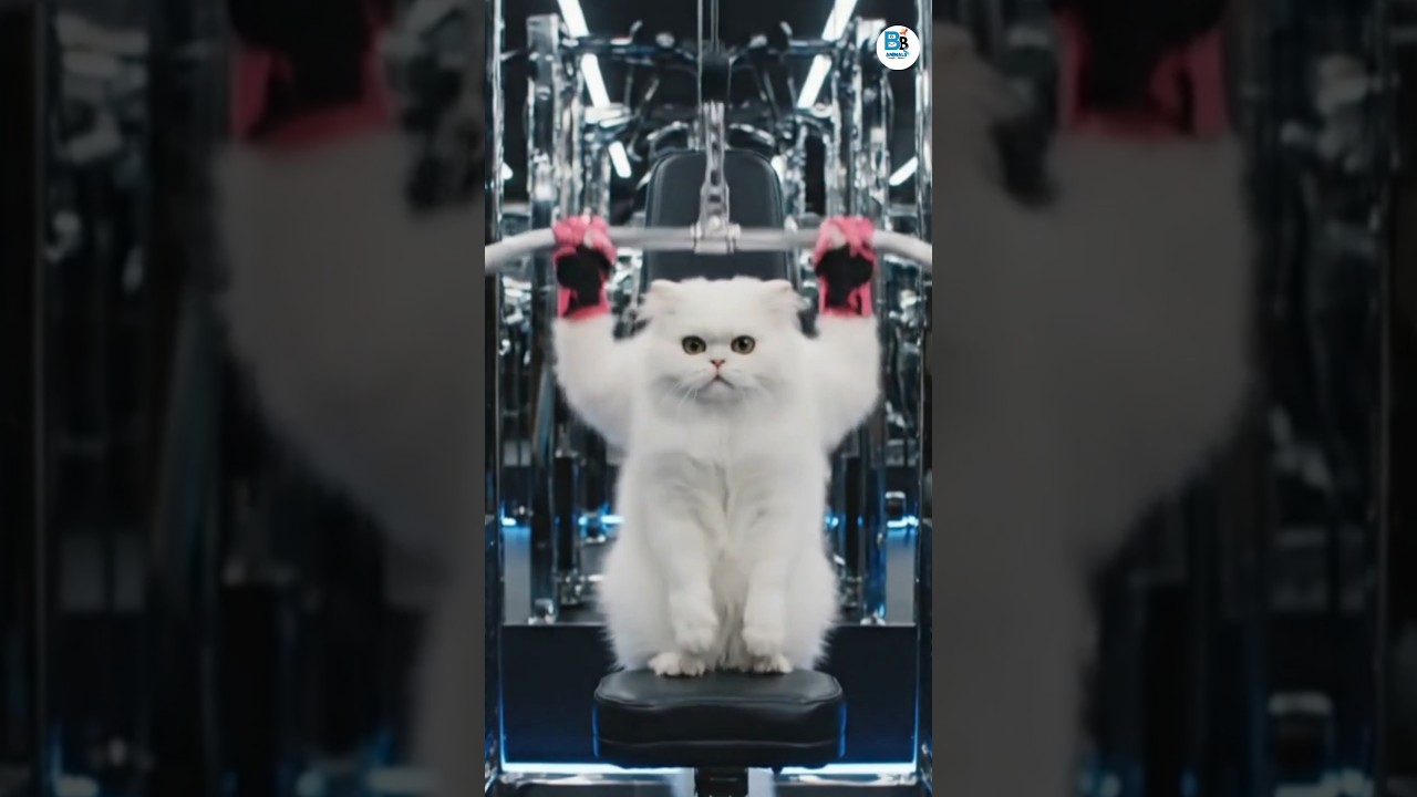 "Animals in Gym 🐾 | Funny Gym Workout Animals Compilation"