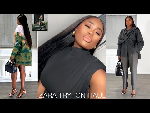 HUGE ZARA AUTUMN TRY- ON  HAUL , MANGO & H&M 2023 PART 1 | Flowe Monica