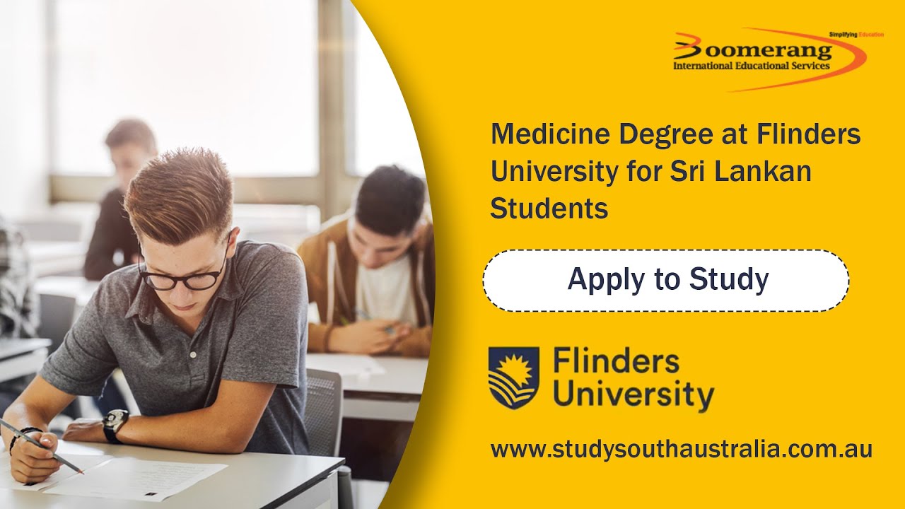 Medicine Degree at Flinders University for Sri Lankan Students