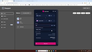 How to add Funds (ETH / IMX) to Immutable Passport (Immutable zKEVM Network)