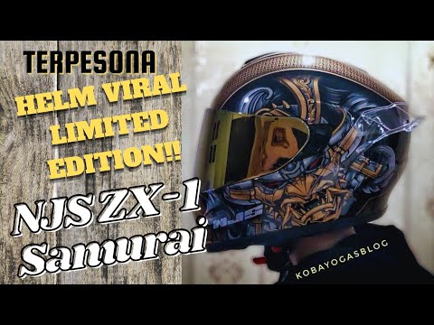 HELM VIRAL CUMA 600 UNIT DI DUNIA!! NJS ZX-1 SAMURAI