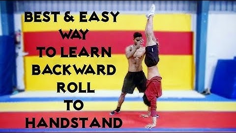 Backward Roll To Handstand| BackRoll Handstand Tutorial| Learn Backroll HandStand