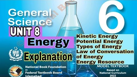 Class 6 Science Chapter 8 | Energy | Kinetic and potential energy|explanation|SNC|NBF| @ilmidarasgah