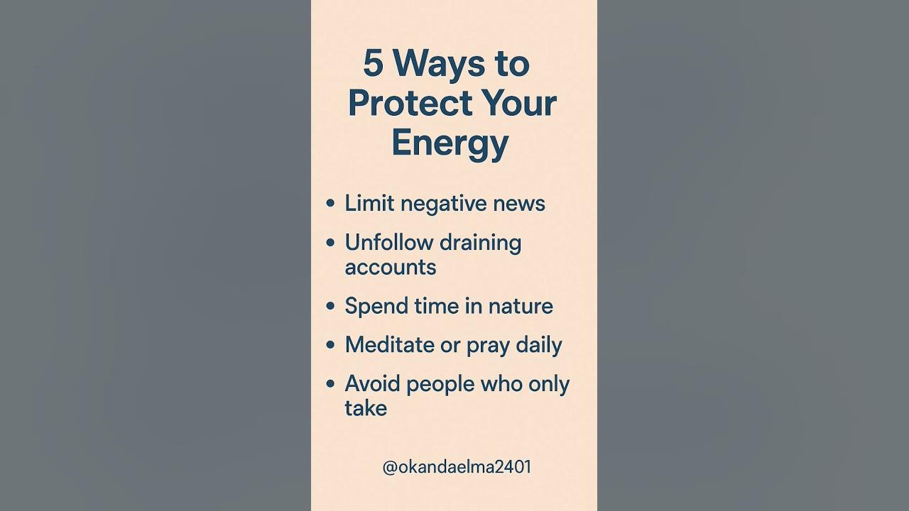 ways to protect your energy #fypシ゚viral #song #music