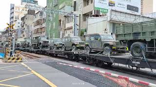 111/07/13 7802次長編軍列(險交3737次)