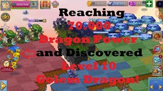 Merge Dragons! Reaching 70.000 Dragon Power! screenshot 2
