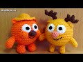 Амигуруми: схема Копатыч и Лосяш. Игрушки вязаные крючком - Free crochet patterns.