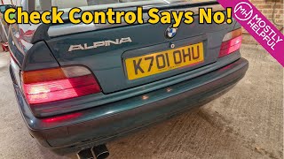 BMW 325i (E36) - How to remove rear lights and solving check control issues.