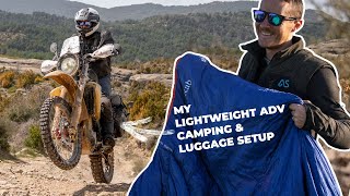 The lightweight ADV camping & luggage setup on my KTM 450EXC