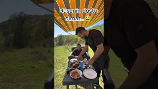 düşenin dostu olmaz...😂 #keşfet #campping #doğa #mangal #viral