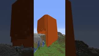 Famous Minecraft: Lava Cast Tower HACK #Shorts Wealth