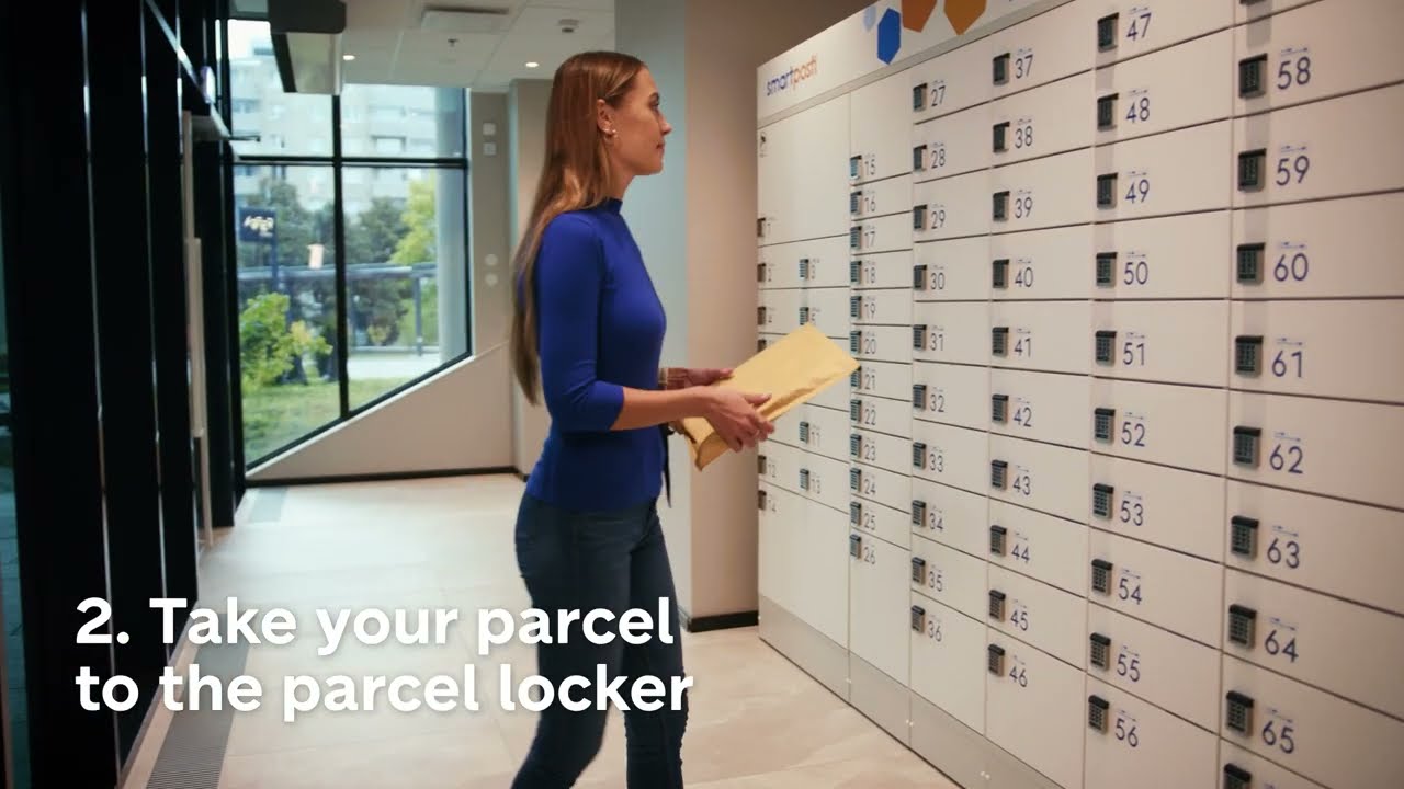 Sending a parcel from a SmartPosti keypad locker