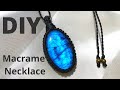 【Macrame Necklace Tutorial】 Let’s Wrap Your Favorite Stone | How To Make A Macrame Necklace