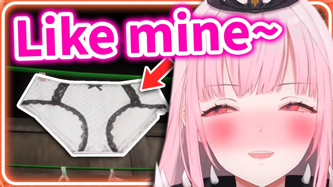 Calli Accidentally Revealed The Underwear She Owned 【Mori Calliope / HololiveEN】