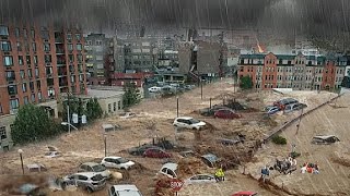 South Africa chaos today..!! Cape Town paralyzed, rain and flood surround the city