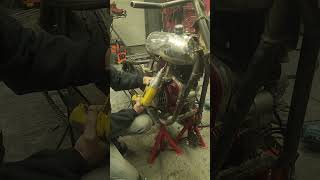 diesel tank build for mini chopper