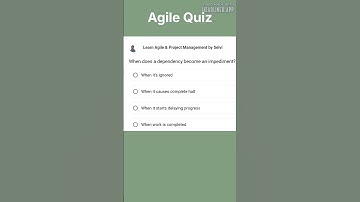 When does a dependency become an impediment? | Dependency Management | Agile | Scrum | Sprint