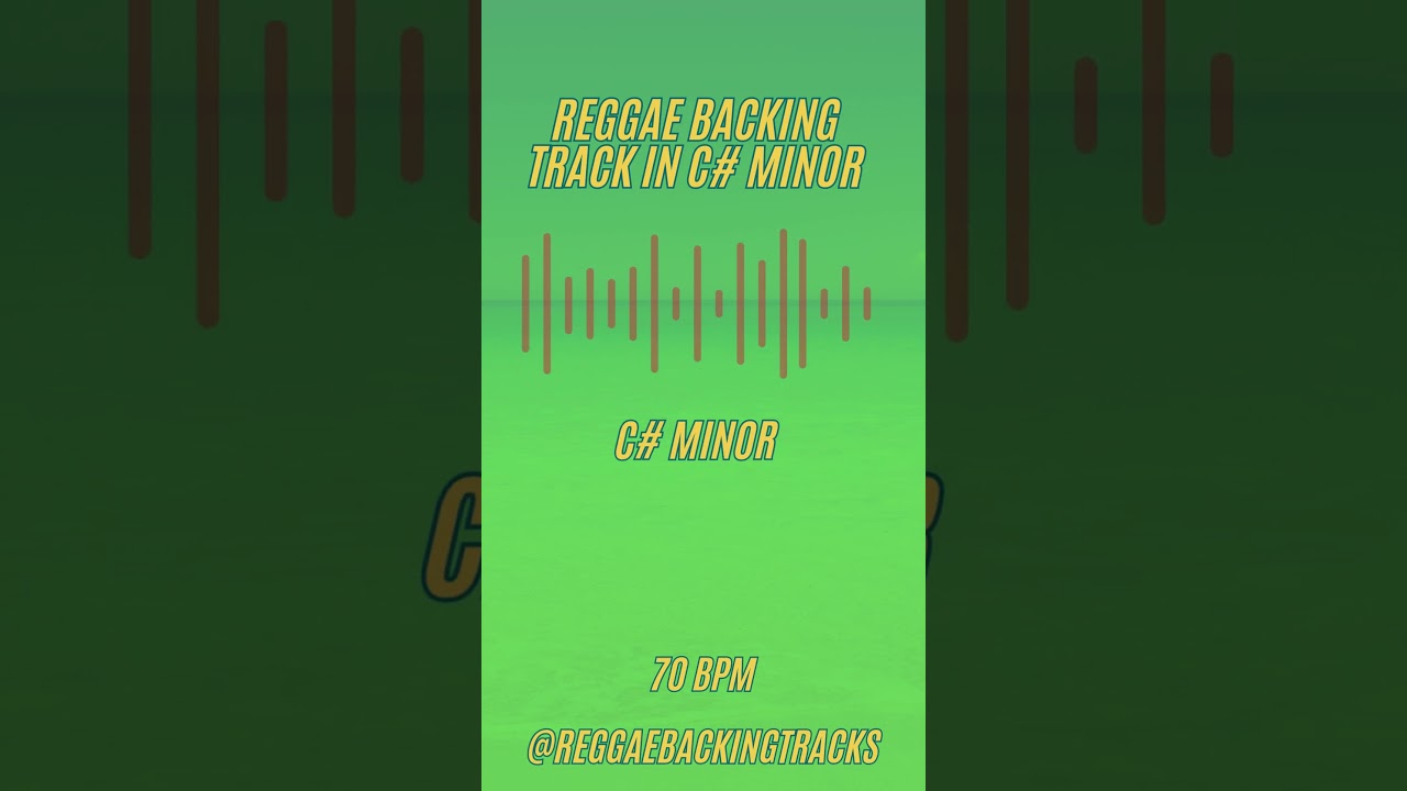 C Sharp Minor Swinging Steppers REGGAE Backing Track 70 BPM B SECTION