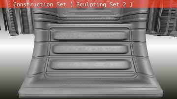 Modular Sci Fi-Set Wip 226 Blender 2 75a Sculpting Set 2