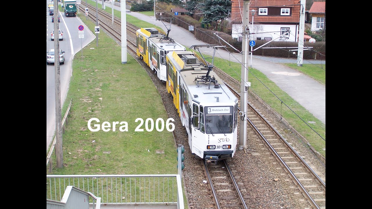 Strassenbahn in Gera 2006