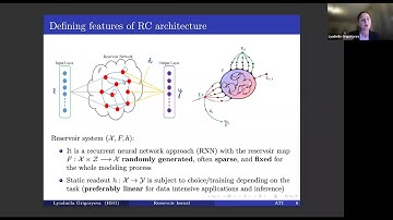 Lyudmila Grigoryeva: Reservoir kernels and Volterra series