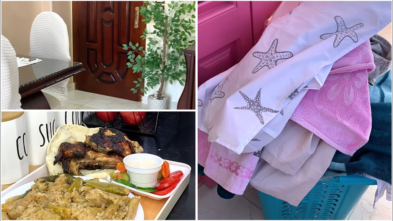 يوم مليء بالكثير من التنظيفات العميقه🧽🪣 روتين هيخليكي تقومي تقلبي الشقه🙈