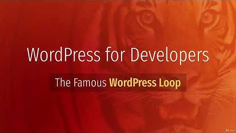 The famous Wordpress Loop wordpress english tutorial