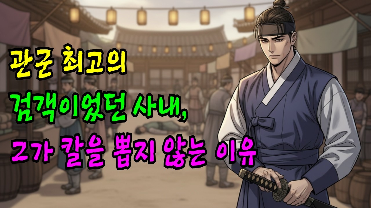 관군 최고의 검객이었던 사내 그가 칼을 뽑지 않는 이유