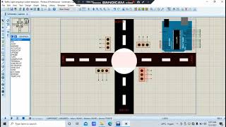 Traffic Light Simpang 4 dengan Menggunakan Proteus dan Arduino