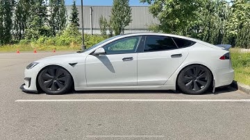 How to slam your Tesla Model S Plaid in 2 minutes. Service mode trick