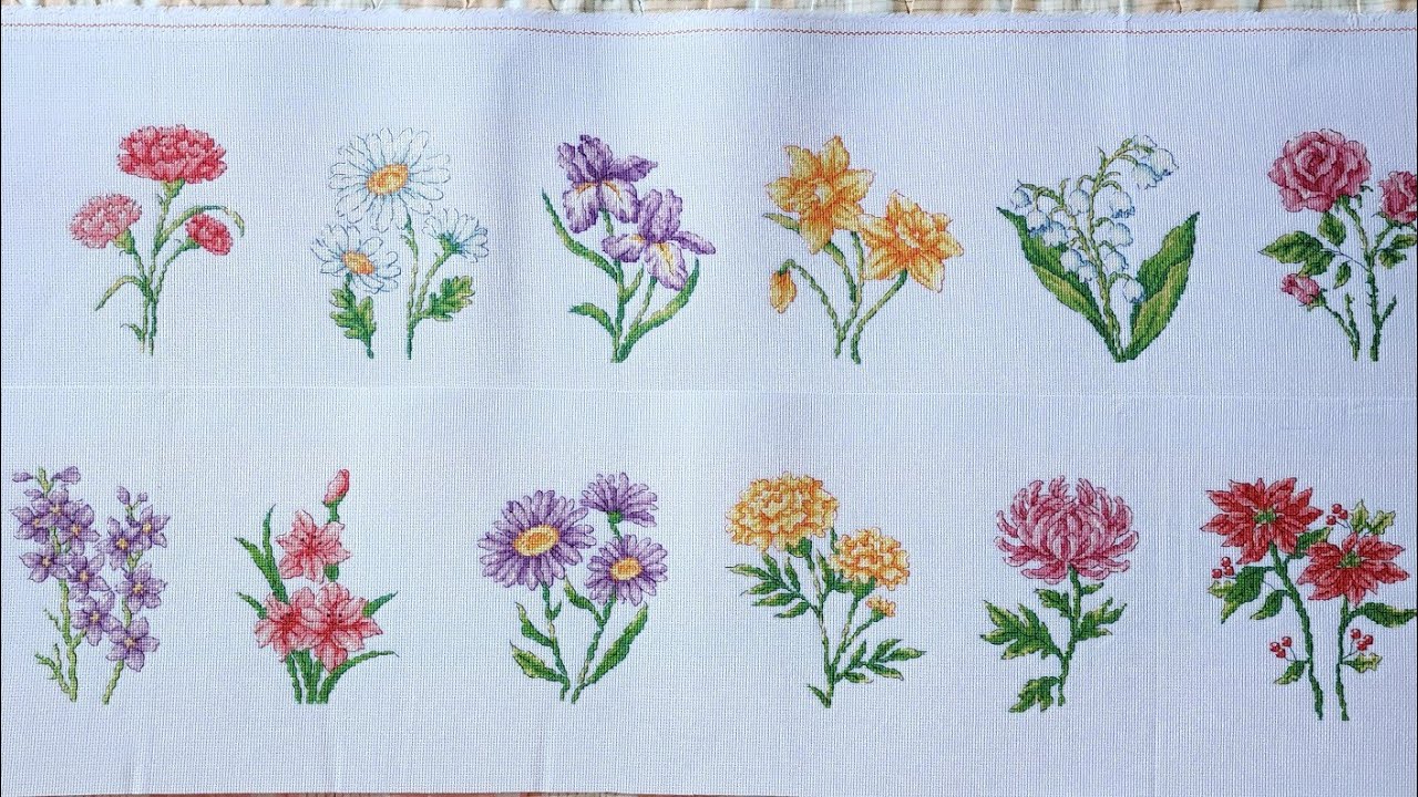 [자랑중] 십자수 소다스티치 꽃 시리즈 최종 통합 | Flowers 