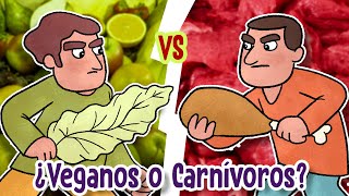 ¡Veganos contra carnívoros!