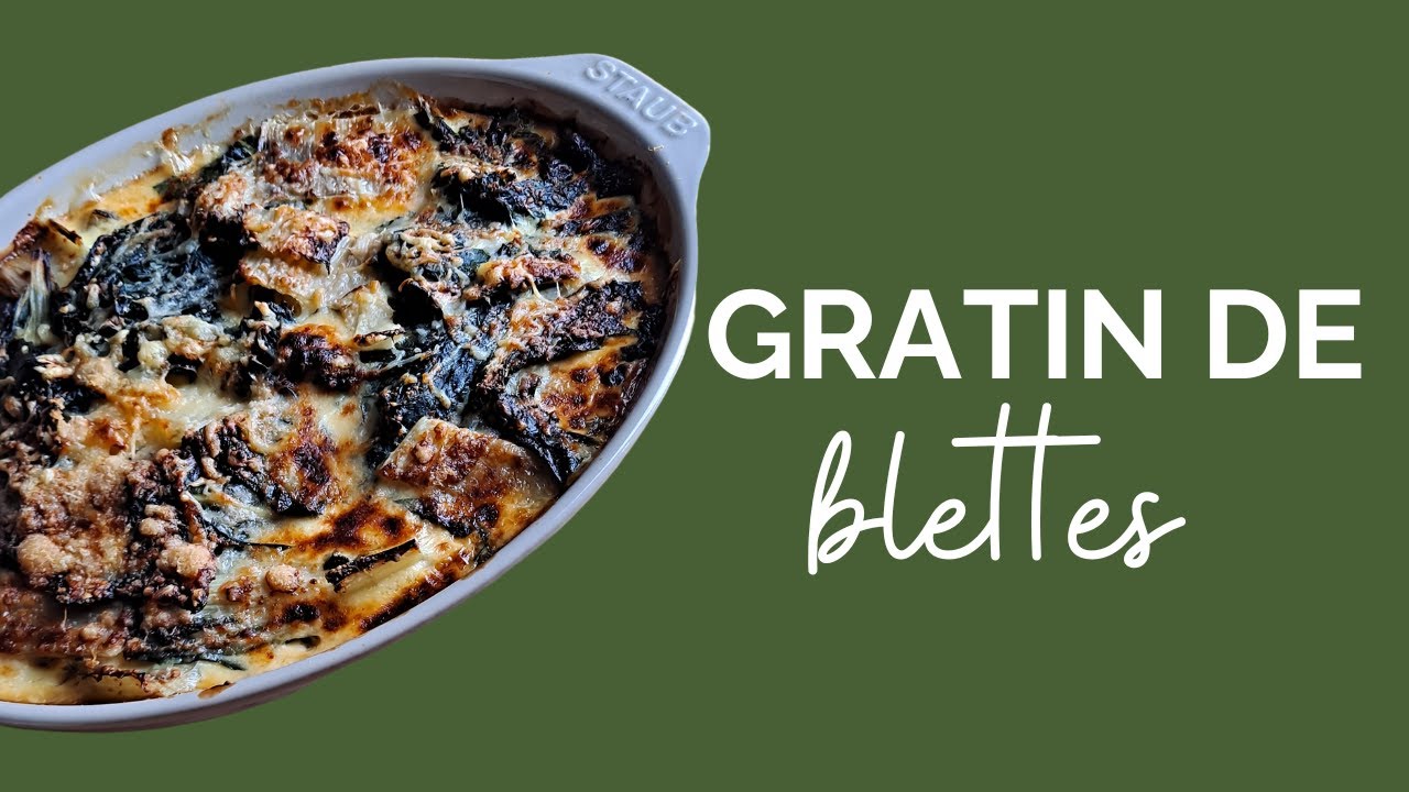 Recette du gratin de blettes